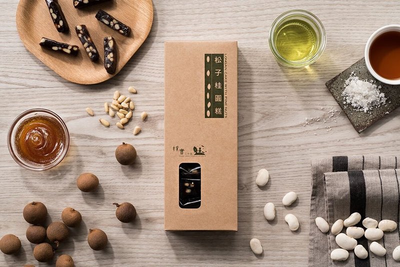 (团购组/包邮)松子桂圆糕-牛皮纸盒装(1组10盒) - 零食/点心 - 新鲜食材 