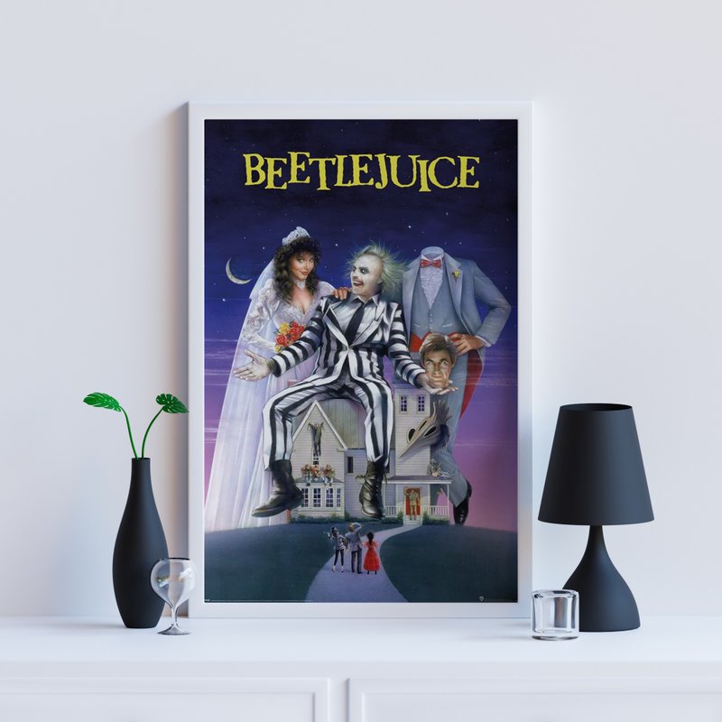 【阴间大法师】BEETLEJUICE 进口电影海报/ 提姆波顿 - 海报/装饰画/版画 - 纸 多色