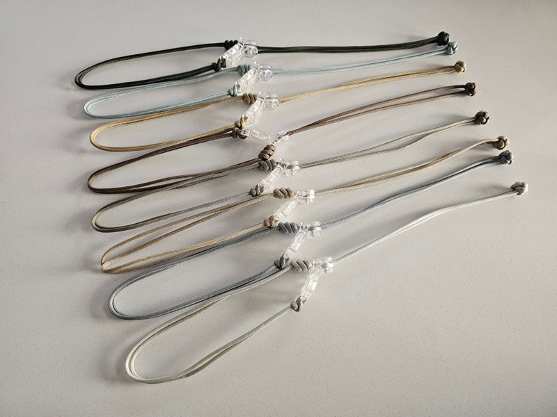 Faith Handmade | 极简风 伞绳环保杯套 饮料提带 定制化 礼物 - 随行杯提袋/水壶袋 - 其他人造纤维 