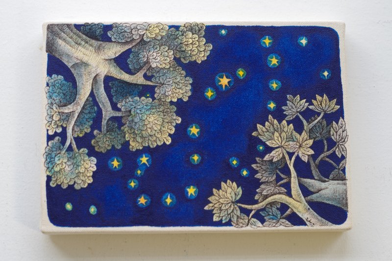 Scorpio  Original painting  蠍座  原画  watercolor - 海报/装饰画/版画 - 棉 蓝色