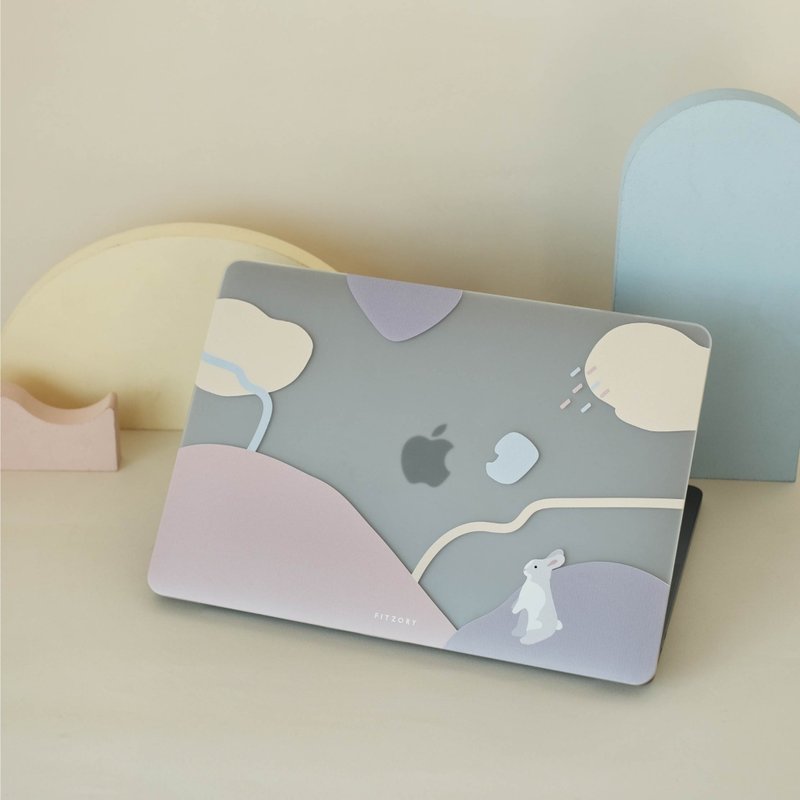 【FITZORY】动物园疗愈系色块-灰兔篇 | Macbook保护壳 - 平板/电脑保护壳 - 塑料 多色