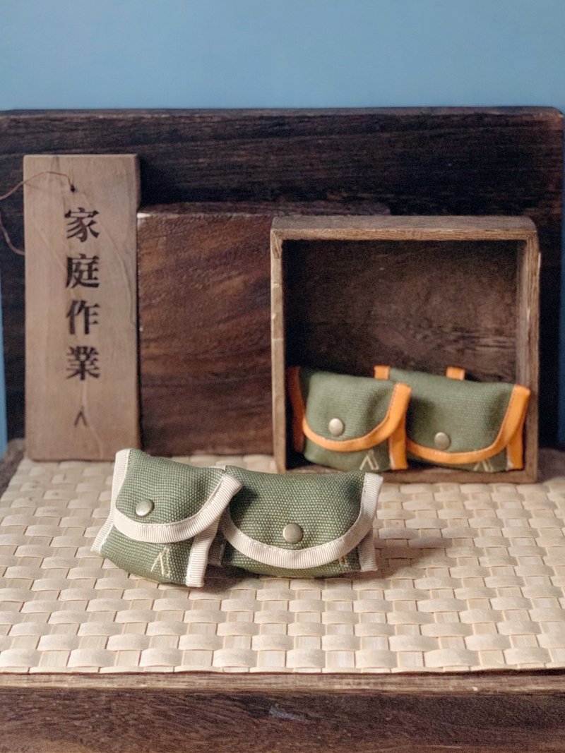 帆布AirPods / AirPods Pro 套 (军绿色) - 其他 - 棉．麻 