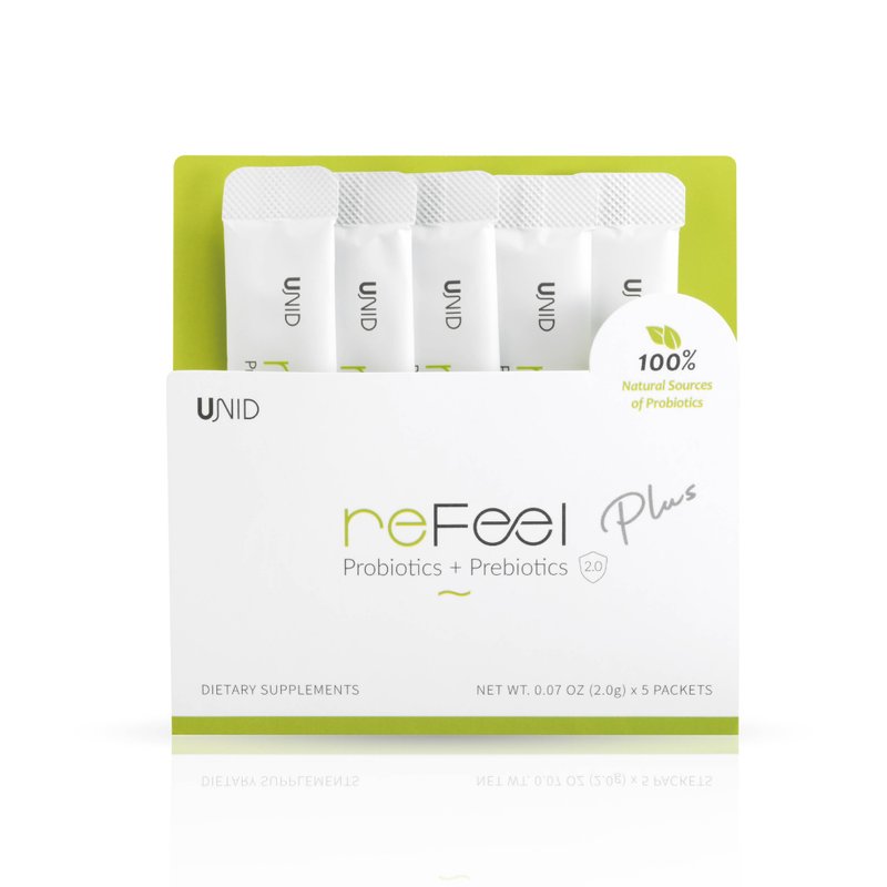 美国优尼 UNID reFeel 2.0 复合益生菌 Plus 5入/包 - 健康/养生 - 其他材质 绿色