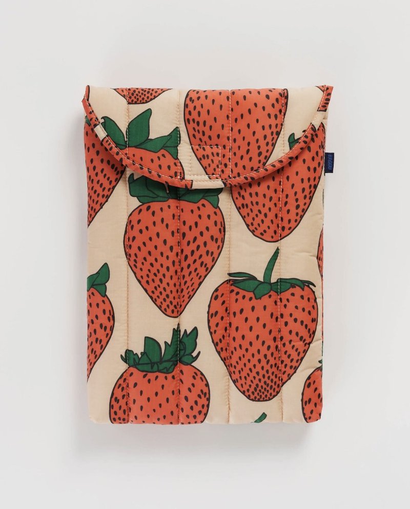 BAGGU 电脑平板保护套 13寸 - 草莓 - 电脑包 - 防水材质 粉红色