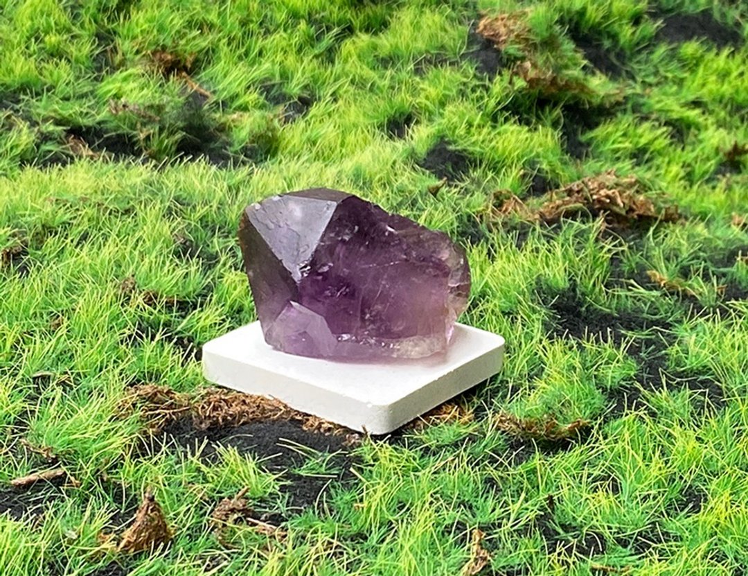 天然紫晶骨干 紫水晶 招财 智慧 开运 快速出货 办公室摆件 - 摆饰 - 水晶 紫色