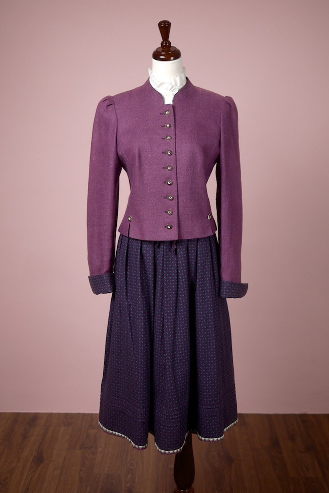 德国传统服饰 Dirndl  - 洋装/连衣裙 - 棉 紫色