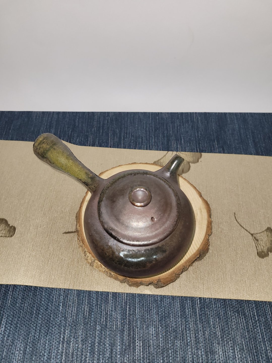 柴烧右侧把壶  柴烧茶壶 柴烧功夫茶壶 柴烧中式茶壶 - 茶具/茶杯 - 陶 