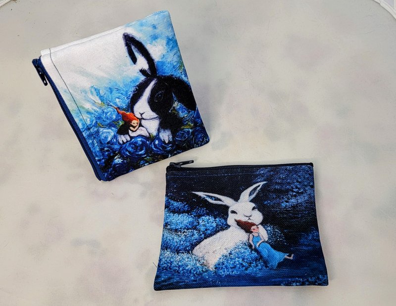 绘作印制的万用小拉链包买七送三 - 零钱包 - 其他人造纤维 