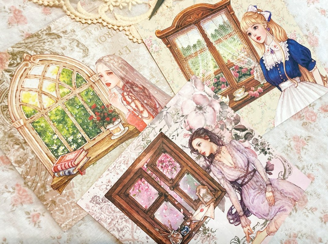 Window of Spring #1 - 贴纸 - 纸 