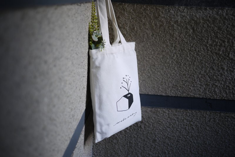 温视日 环保包装 手提购物袋 - 手提包/手提袋 - 棉．麻 白色