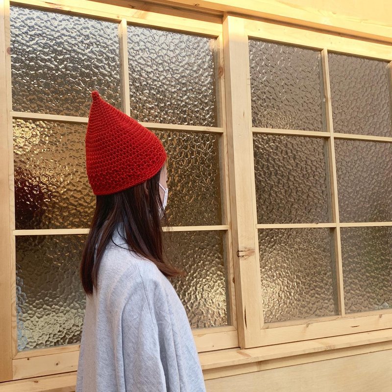 精灵帽子 - 帽子 - 羊毛 黑色