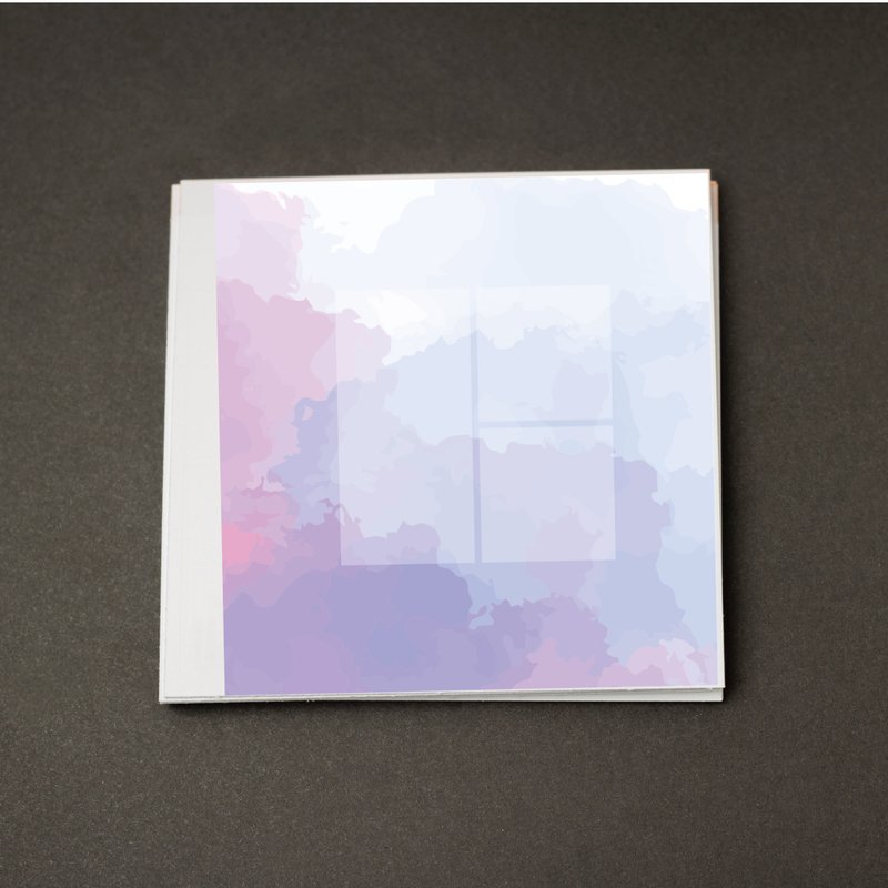 硬笔书写作品纸 色纸 A08 2+1格50入・厚磅纸・钢笔可用 - 其他书写用品 - 纸 