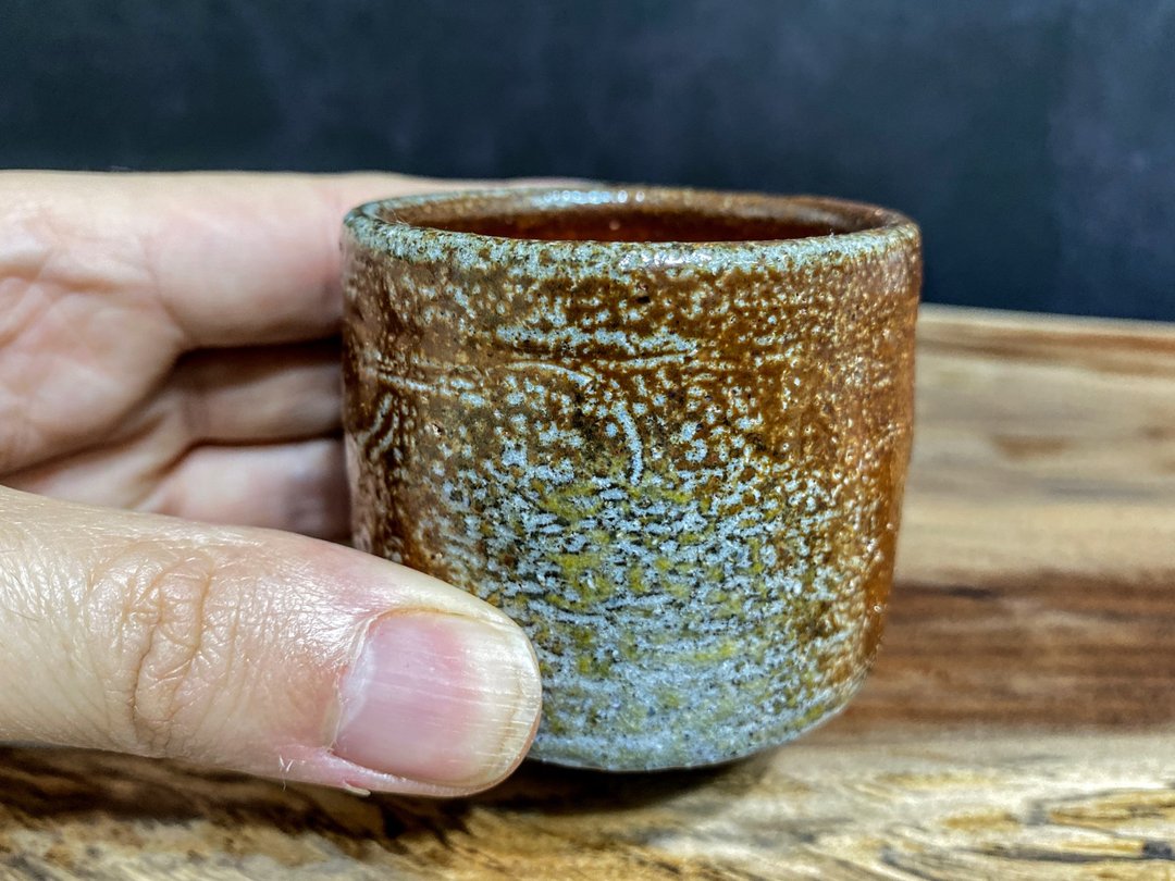 Soda fired sake cup - 花瓶/陶器 - 陶 