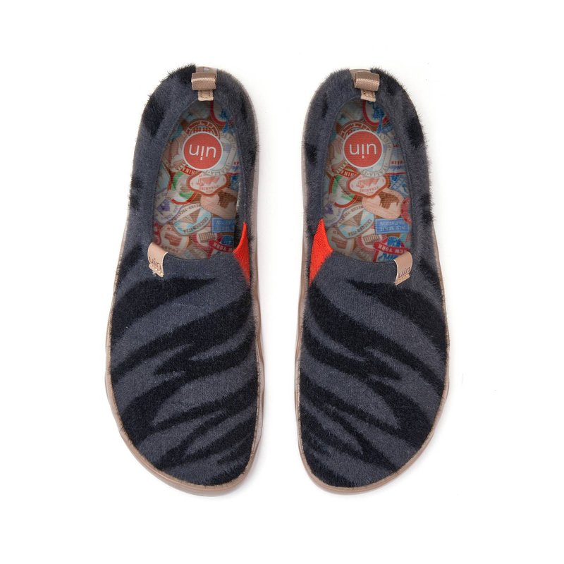 【Uin】西班牙原创设计 | 铜雀黑灰 托莱多9 彩绘休闲 女鞋 - 女款休闲鞋 - 其他材质 多色