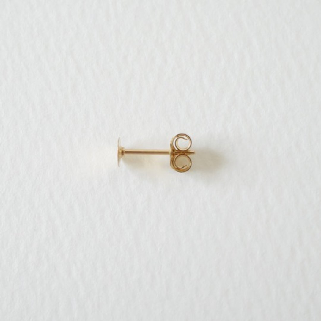 Pierce metal fittings (stud/pasted type) changed to 14kgf - 耳环/耳夹 - 其他金属 