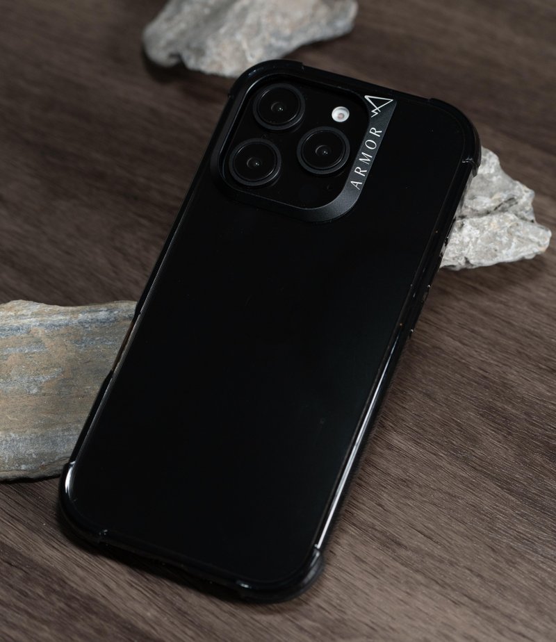 ARMOR iPhone 16 系列Signature PRE 电话保护壳_透明黑/黑帶 - 手机壳/手机套 - 其他材质 