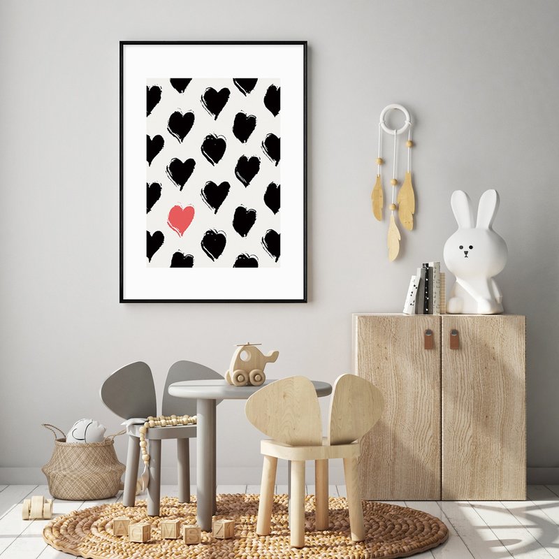 爱 • 与众不同 - 情侣/家居/民宿/咖啡厅/工作室/挂画/送礼/布置 - 海报/装饰画/版画 - 棉．麻 多色