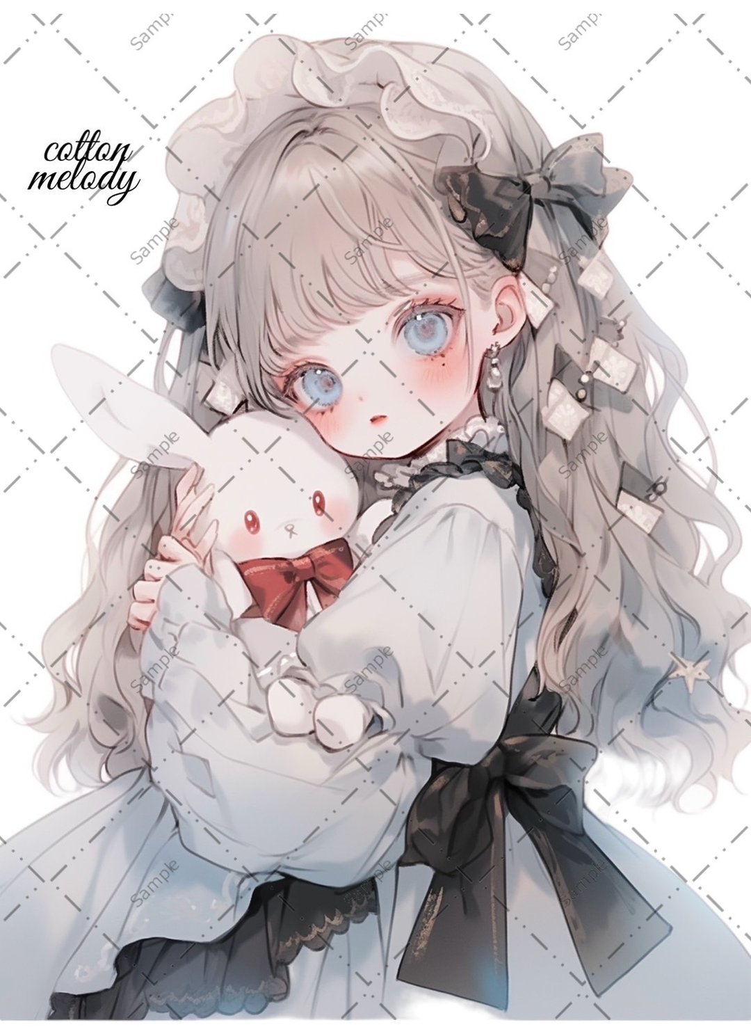 original sticker no.376A 人物贴纸 原创贴纸 人物贴纸 女孩贴纸 原创人物贴纸 - 贴纸 - 纸 