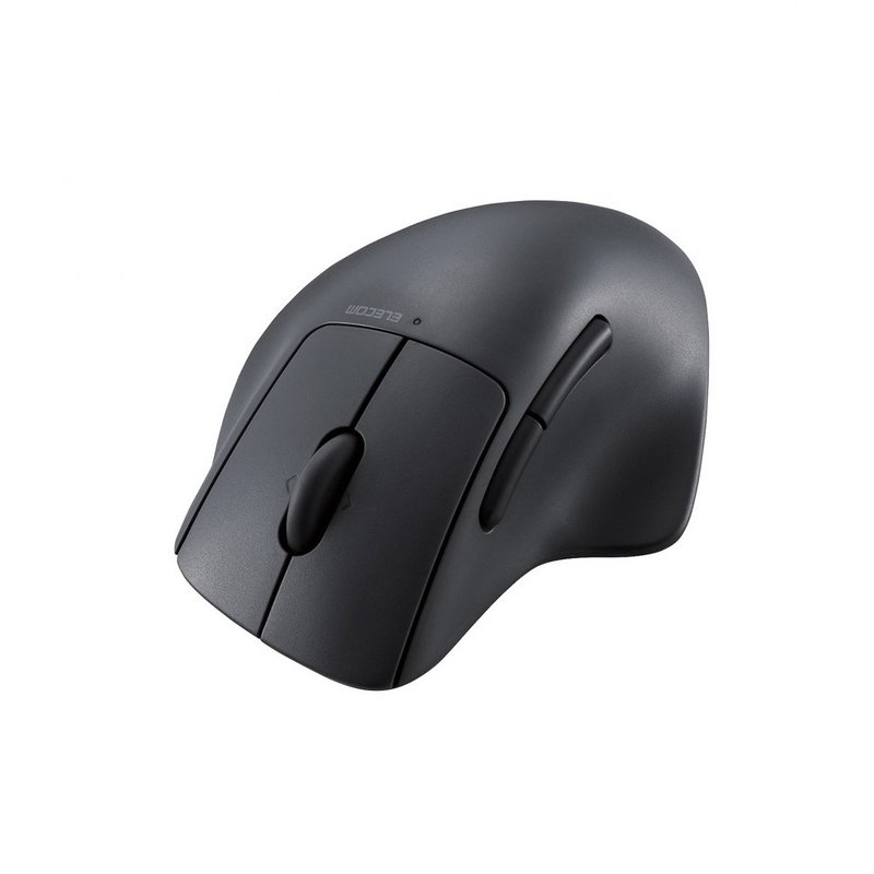 ELECOM Shellpha 静音蓝牙人体工学 5 键 黑 - 电脑配件 - 塑料 黑色