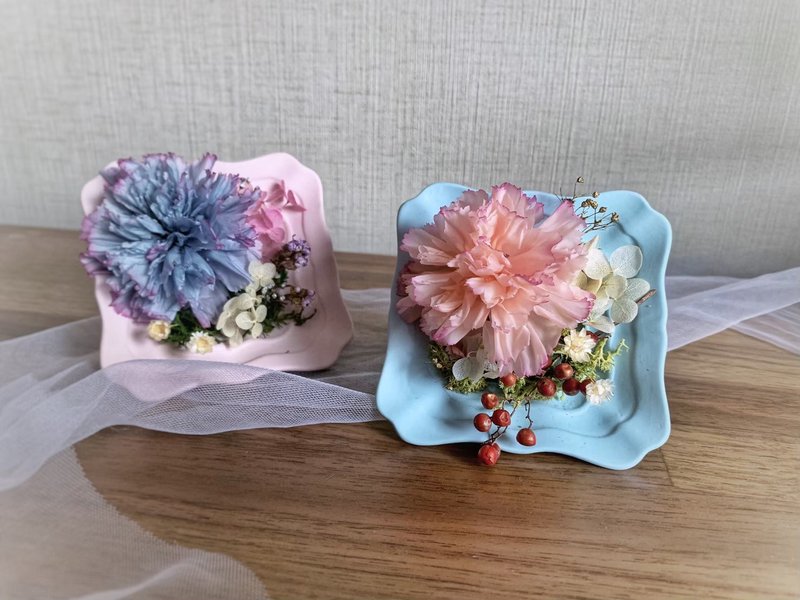 不朽的爱 - 干燥花/捧花 - 植物．花 粉红色