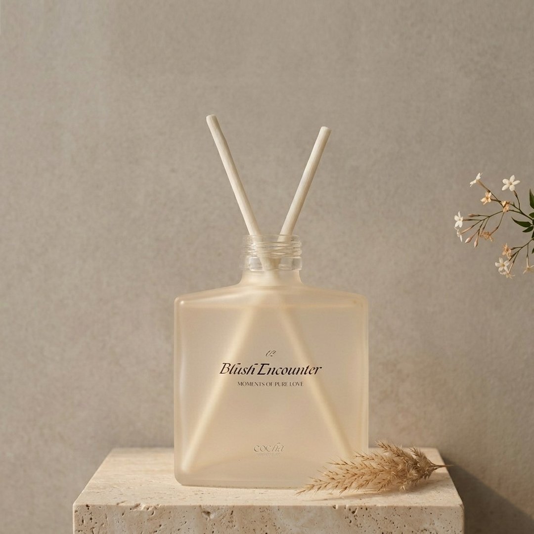 扩香香氛 | 02 粉红初遇 Blush Encounter- 100/50ml - 香薰/精油/线香 - 玻璃 透明