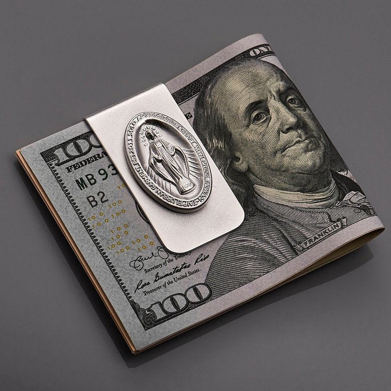 天主教圣母钞票夹  - 名片夹/名片盒 - 其他金属 银色