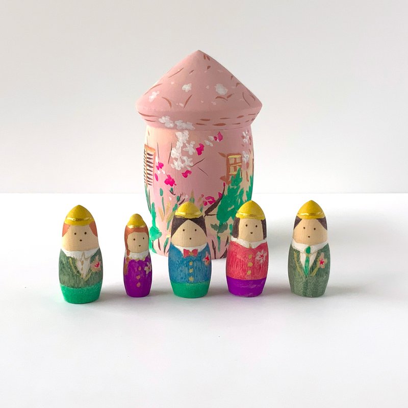 樱花学校和新生 - 玩偶/公仔 - 木头 粉红色