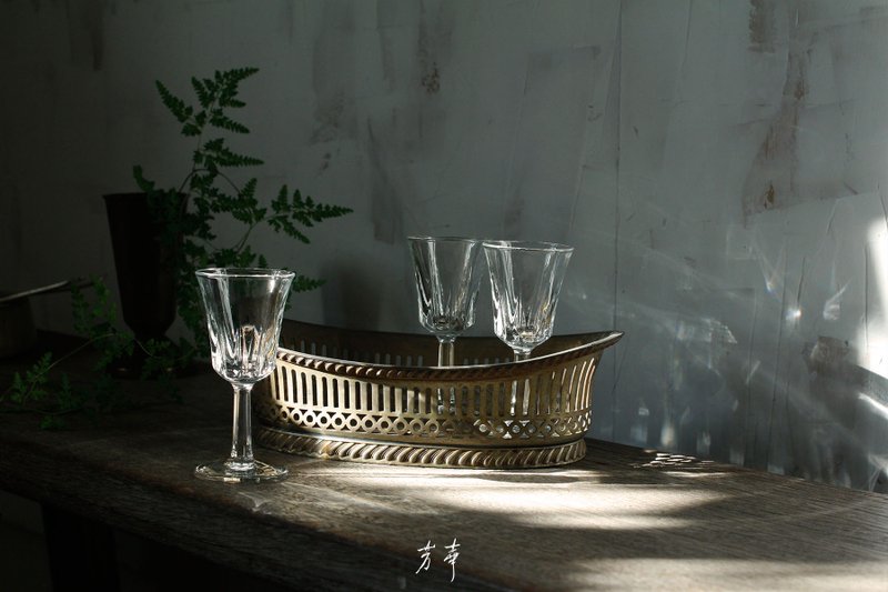 法国制小高脚杯 - 玻璃杯 - 玻璃 透明