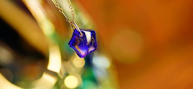 Candy blue star ~ Sunset ~ - 项链 - 其他金属 