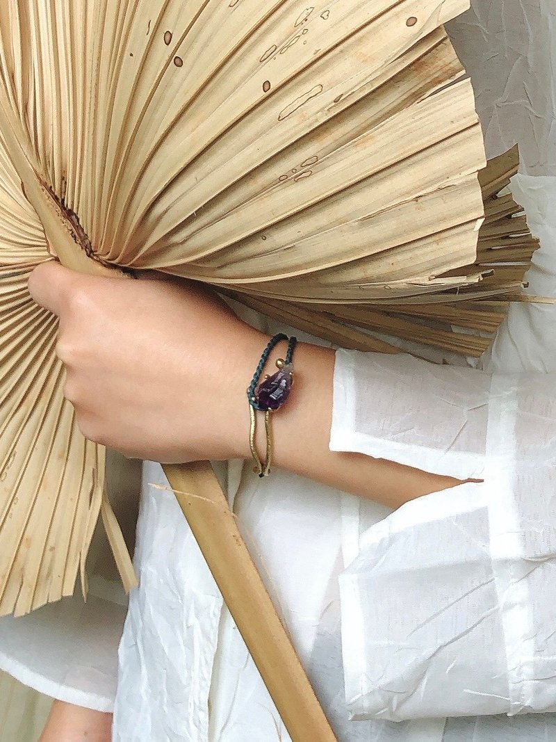 Under Breath  呼吸之下 原矿石 黄铜  手带 手环 手镯 订制 - 手链/手环 - 铜/黄铜 