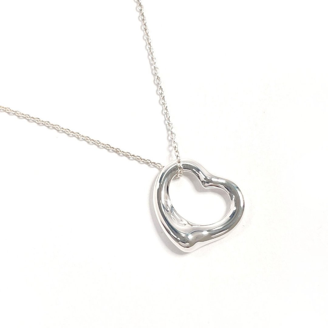 【日本直购 二手美品】蒂芙尼 TIFFANY&Co. 项链 经典心形 Elsa Peretti 银 925 饰品 - 项链 - 纯银 银色