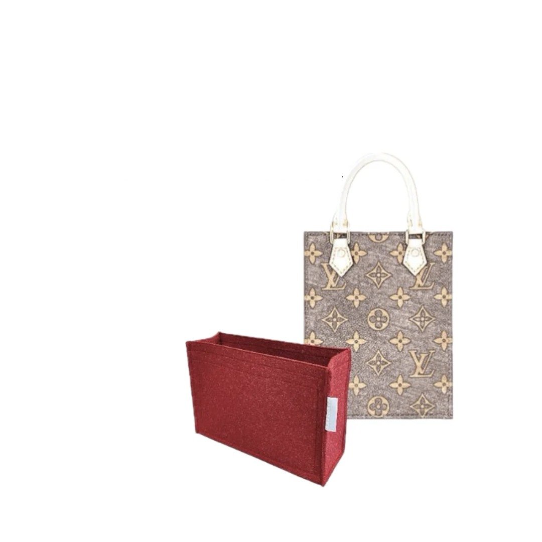 【香港制造|韩国绒布】手制内袋 - LV Petit Sac Plat - 化妆包/杂物包 - 其他材质 多色