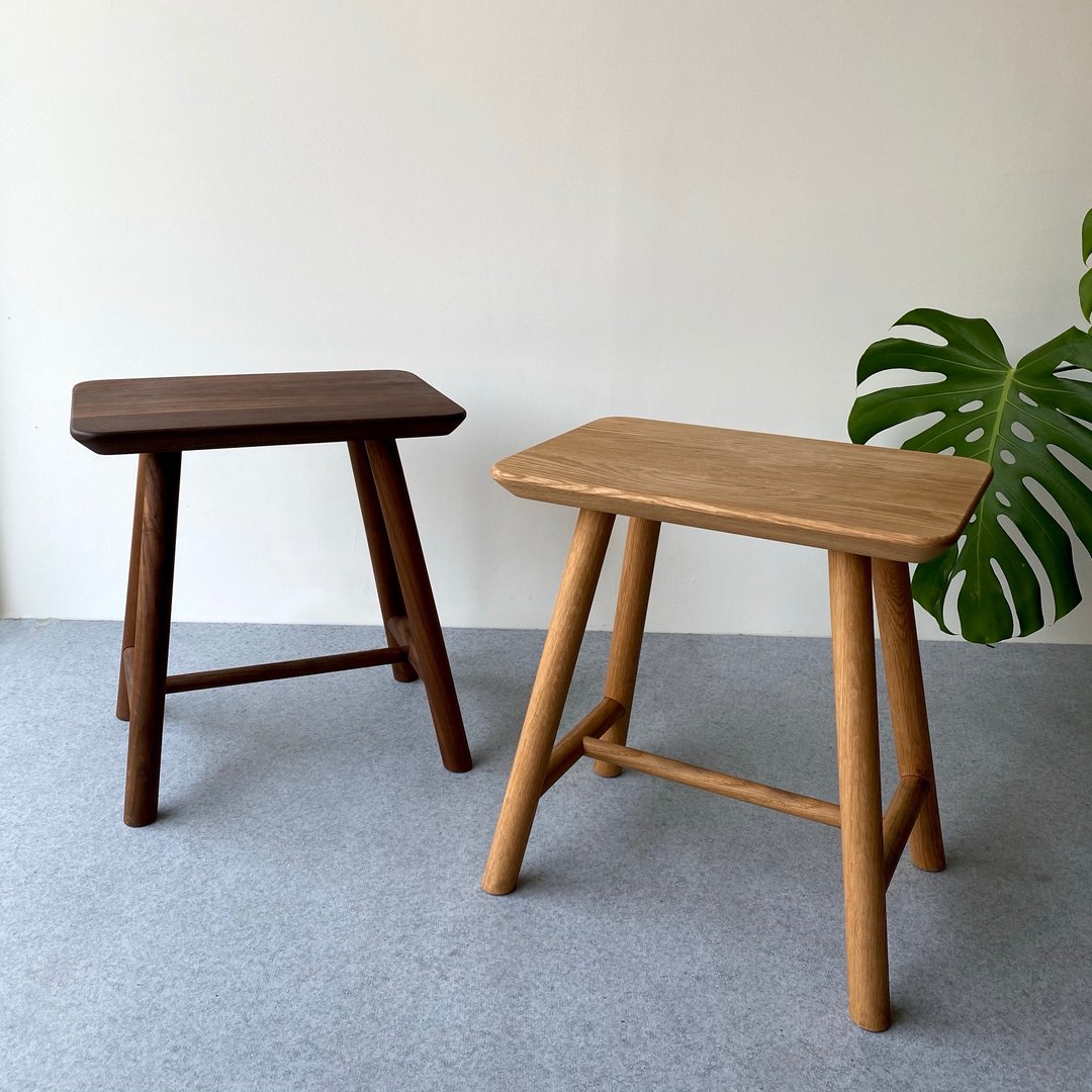 TOMO - 方椅凳 / 椅子 餐椅 送礼 茶几 家具 - 椅子/沙发 - 木头 咖啡色