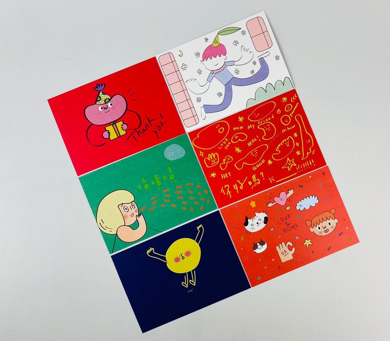 daydreamer插画明信片组合包/一套8张/ - 卡片/明信片 - 纸 