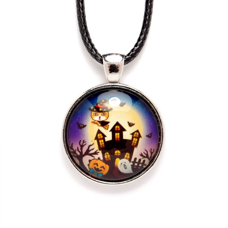 Fox Garden 手作 万圣节系列:万圣节夜光项链/派对必备 - 项链 - 玻璃 