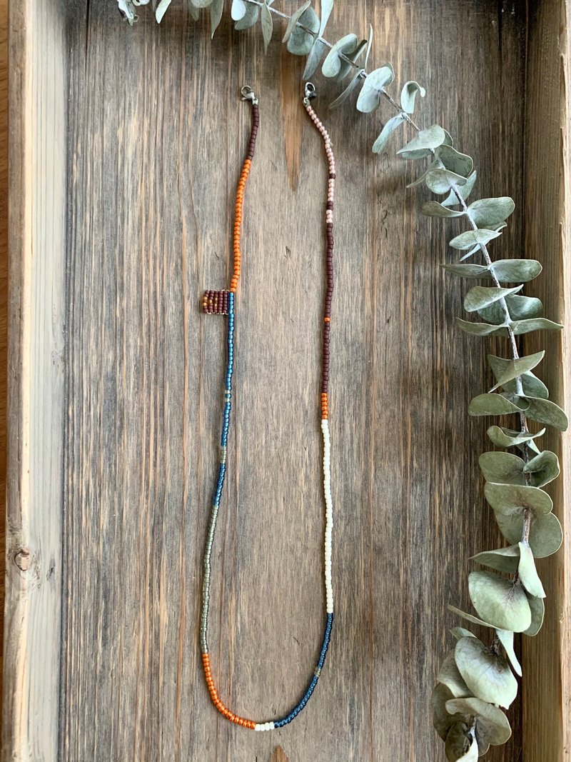 日本珠串多用途证件挂链 / 口罩链 / 挂绳 / 颈链 / 眼镜链 - BBO - 证件套/卡套 - 其他材质 咖啡色