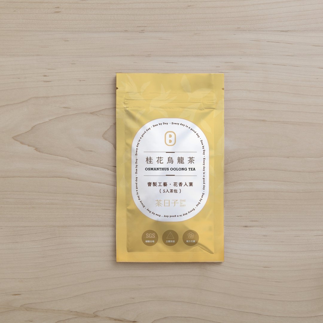【茶包】Dae 012 | 桂花乌龙 随手包 (茶包 5 入/包) - 茶 - 新鲜食材 黄色