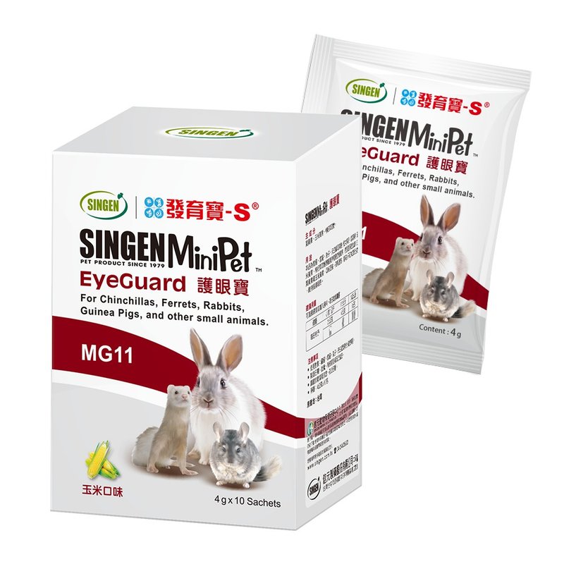 SINGEN 信元发育宝 鼠貂兔用护眼明目亮眼营养配方-4g x10包/盒 - 其他 - 其他材质 红色