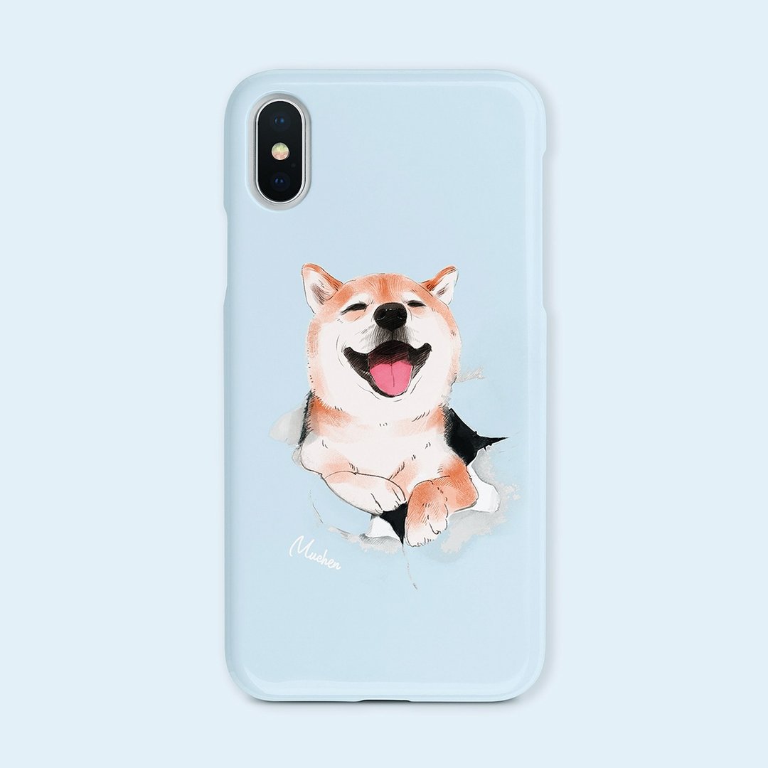 破壳柴柴-硬壳 (iPhone.Samsung三星, HTC, Sony.华硕手机壳) - 手机壳/手机套 - 塑料 多色