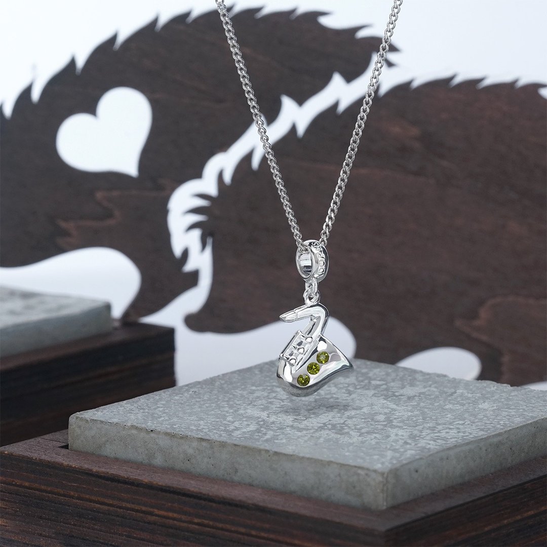 lian crystal rhinestone xAdorns 925纯银挂饰系列-色士风吊咀 - 吊饰 - 纯银 银色