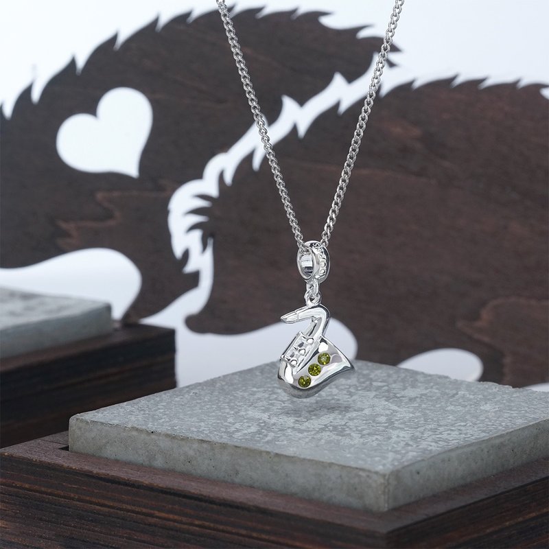 lian crystal rhinestone xAdorns 925纯银挂饰系列-色士风吊咀 - 吊饰 - 纯银 银色