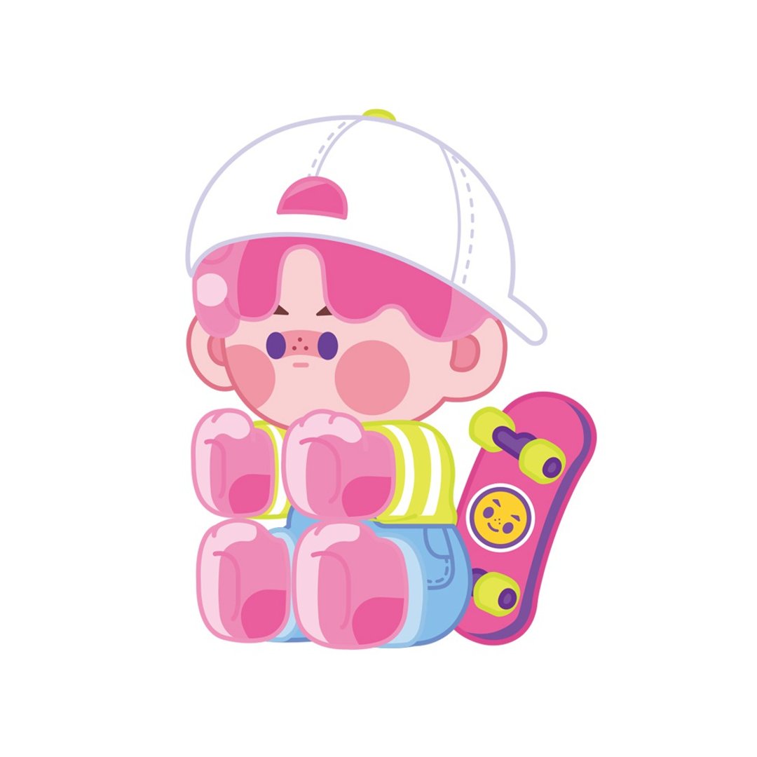 PINO JELLY 男孩系列公仔盒玩(12入盒装) - 玩偶/公仔 - 塑料 红色