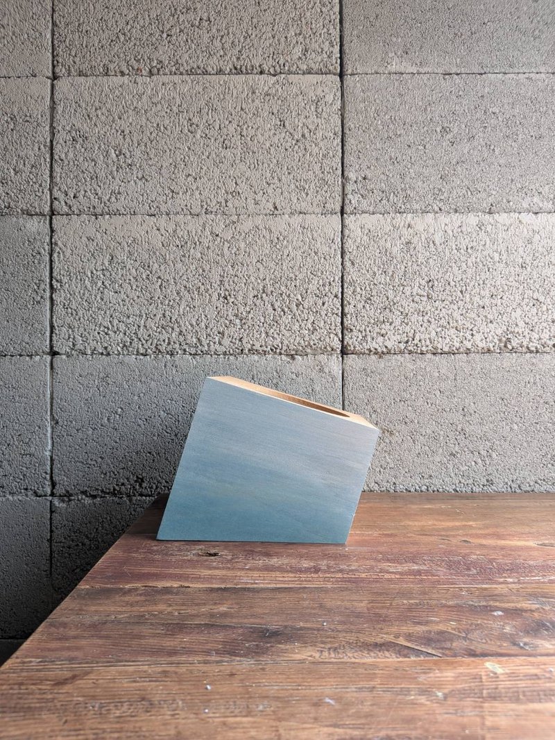 山木斜角/宠物碗架/实木/天然/易清陶瓷碗 400ml/台湾制 - 碗/碗架 - 木头 卡其色