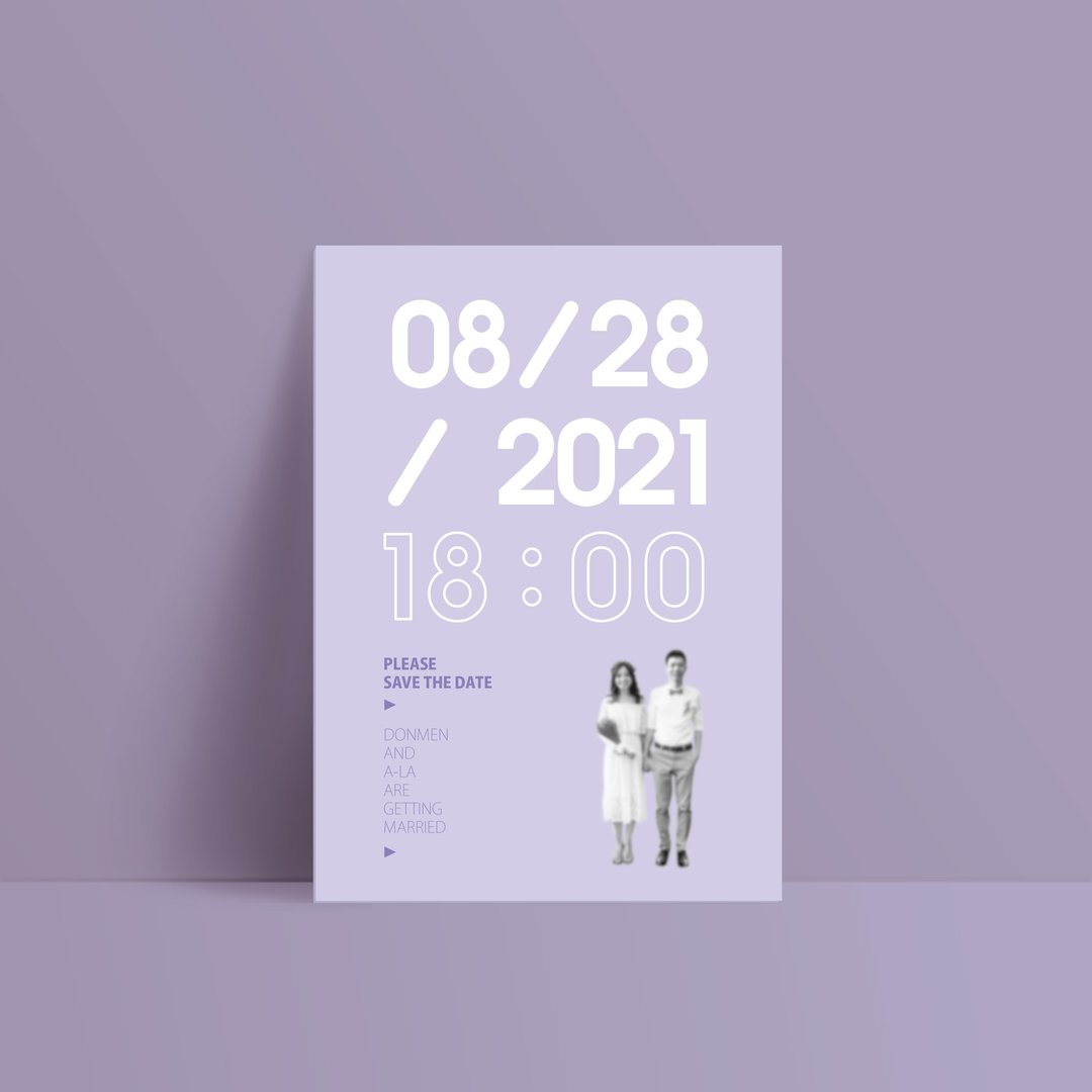 单卡喜帖【 喜帖印刷 】编号2206 明信片喜帖 少量喜帖 喜帖设 - 卡片/明信片 - 纸 红色