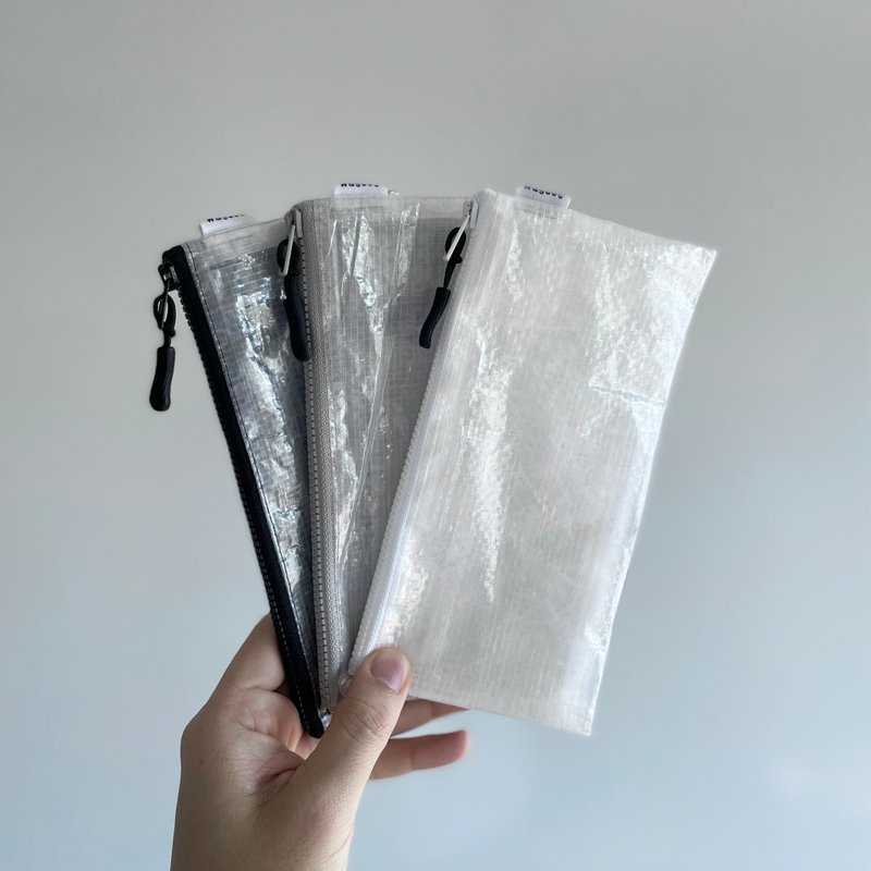 【2TONE长钱包】5收纳超轻防水聚乙烯长钱包 - 皮夹/钱包 - 其他人造纤维 透明