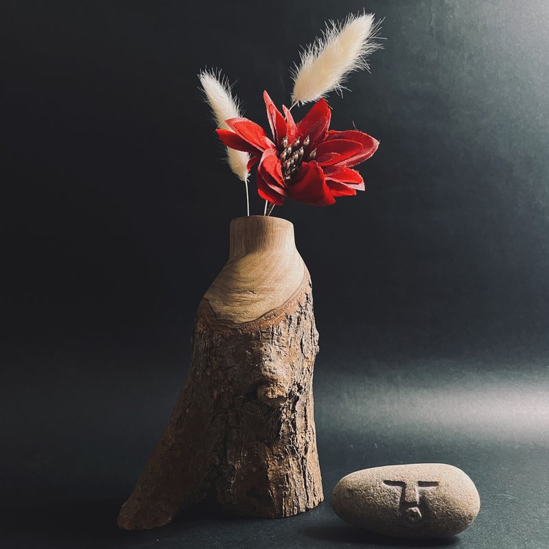 佛朗明哥(花瓶) - 花瓶/陶器 - 木头 咖啡色