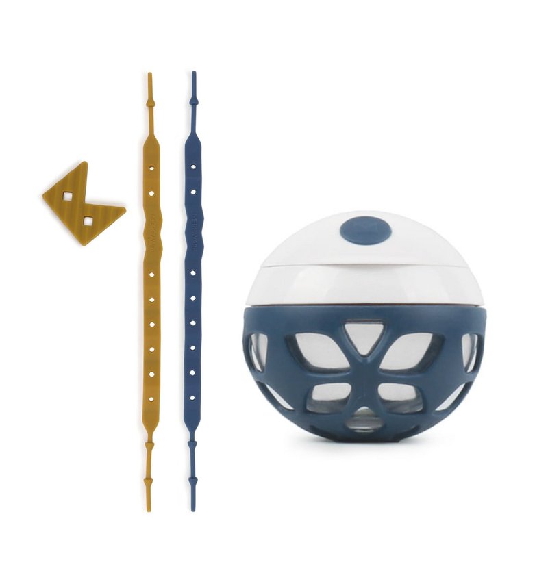 ELLE零食球+ ESSIE 婴幼儿百搭随身防掉带组 - 儿童餐具/餐盘 - 塑料 