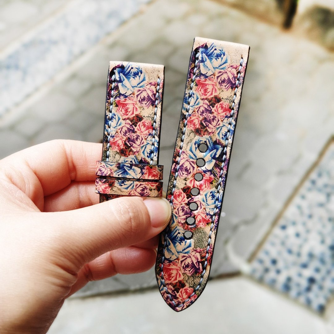 Apple Watch Band 38mm 42mm 40mm 44mm, HandStitched Handmade - 表带 - 真皮 多色