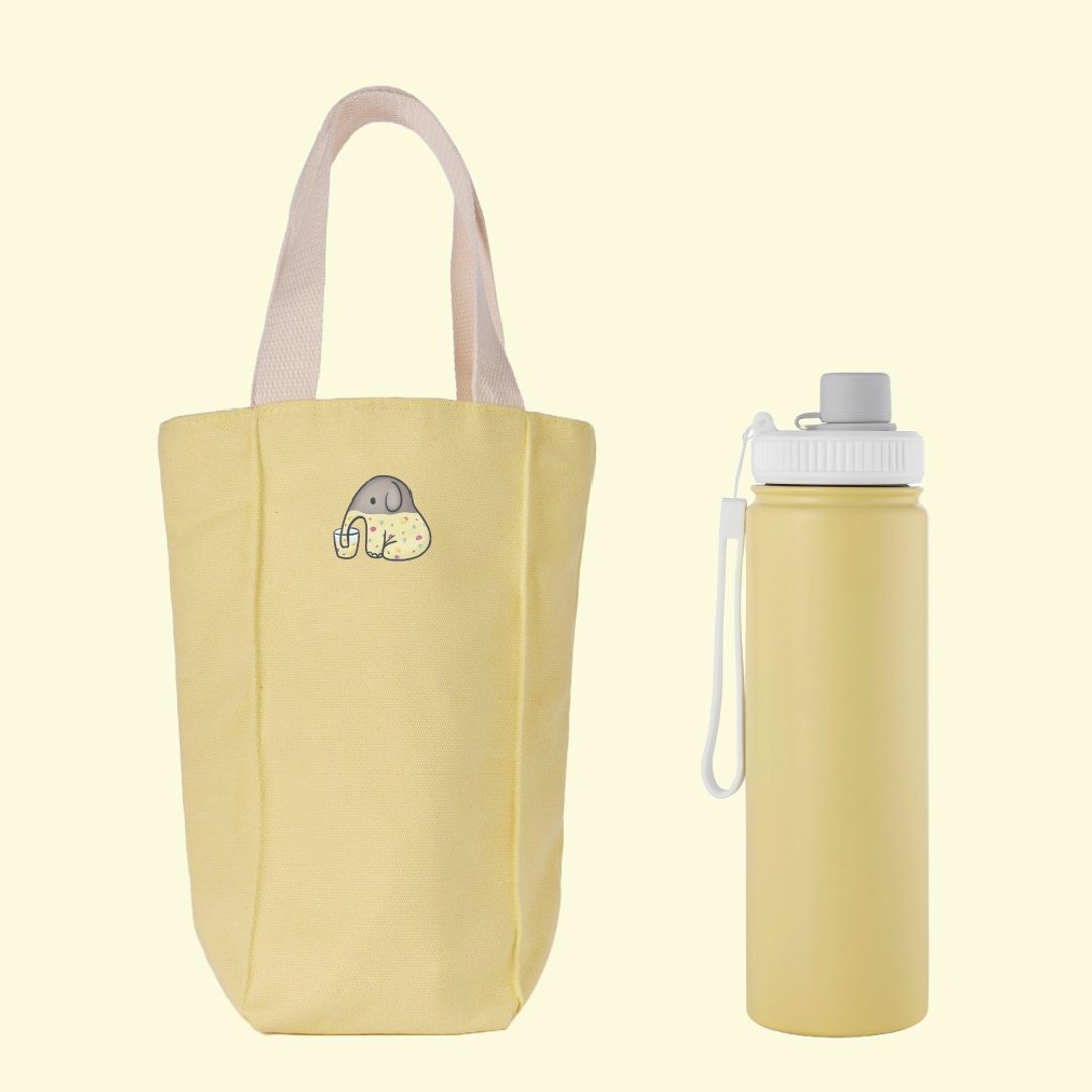 【组合优惠】盖贺杯700ml+饮料提袋高大款 圣诞交换礼物 - 保温瓶/保温杯 - 不锈钢 