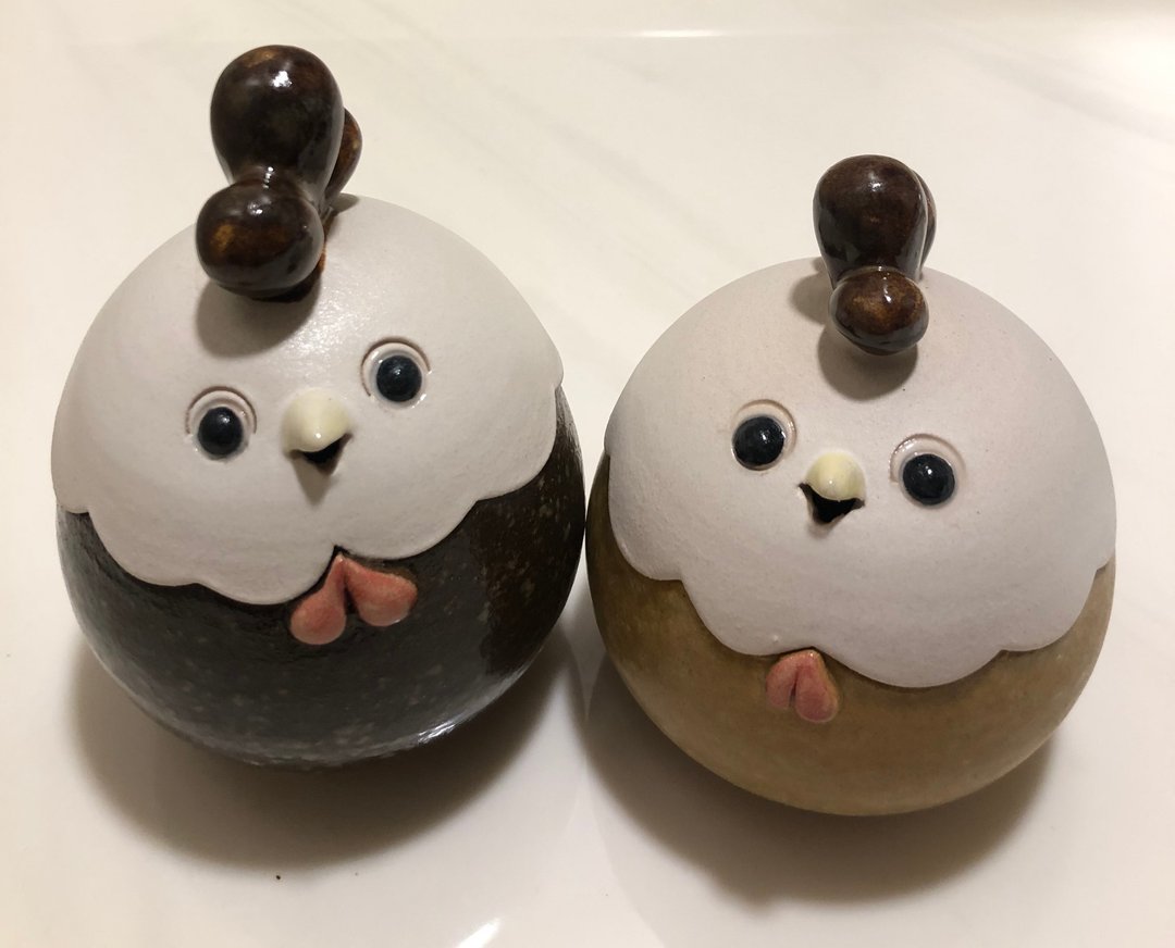 成家鸡-一起走下去 - 摆饰 - 陶 咖啡色